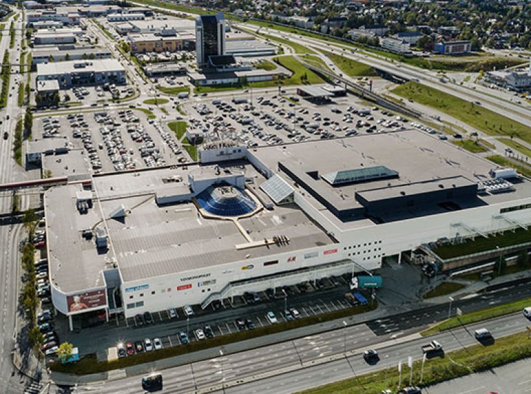 Shopping center City Syd in Trondheim, Norway.