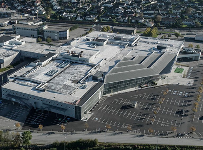 Shopping center Kvadrat in Stavanger, Norway.